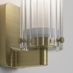 ASTRO OTTAVINO Wall 1411011 IP44 bathroom wall light glass tube brass brushed