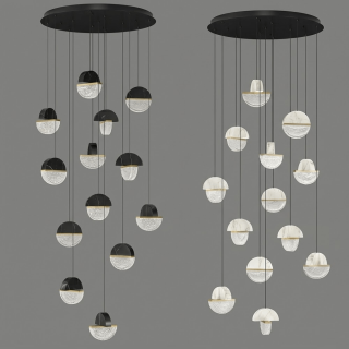 LUCES TARREGA LE46175/6/89/90 lampa wisząca LED 72W do wysokich wnętrz