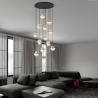 LUCES TARREGA LE46175/6/89/90 LED pendant lamp 72W for high interiors