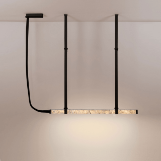 LUCES ALHENDI LE45796 lampa wisząca LED 3000K marmur, aluminium