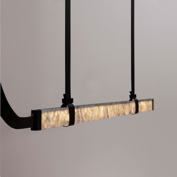 LUCES ALHENDI LE45796 lampa wisząca LED 3000K marmur, aluminium