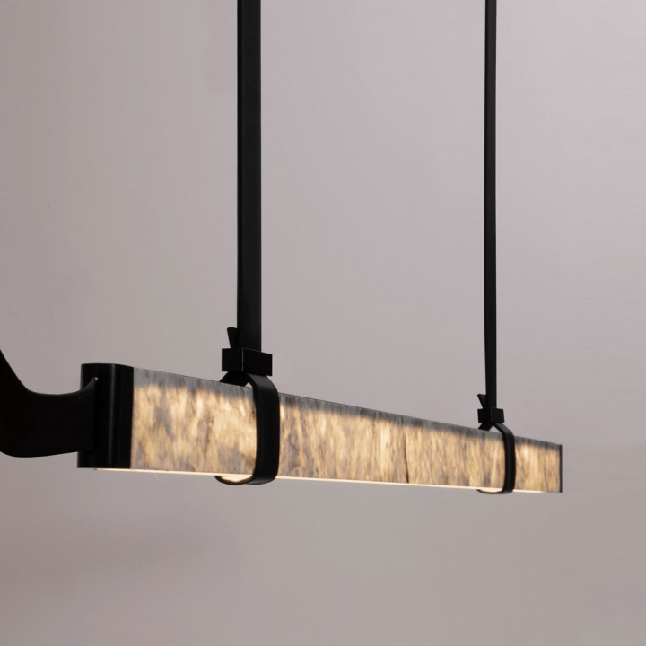 LUCES ALHENDI LE45796 lampa wisząca LED 3000K marmur, aluminium
