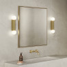ASTRO Ortona Twin IP44 Bathroom Wall Light, Brushed Brass, 1459013