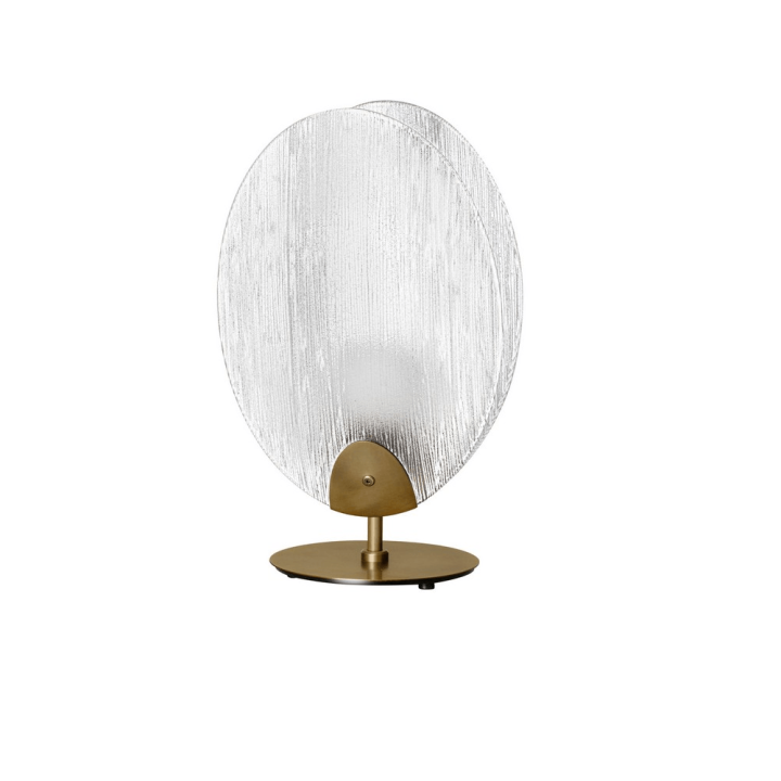 LUCES CONSUEGRA LE46002 table lamp gold LED 6W 3000K steel and glass