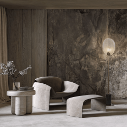 LUCES CONSUEGRA LE46003 LED floor lamp 6W steel and glass