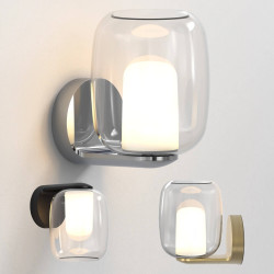 Astro Aquina Wall 1450001/2/19 wall lamp IP44 black, chrome, brass