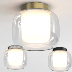 Astro Aquina Ceiling 240 1450003/9/15 lampa IP44 czarna, chrom, mosiądz