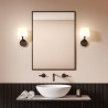 ASTRO Millie 1454003 black bathroom Wall Light IP44 Glass Shade
