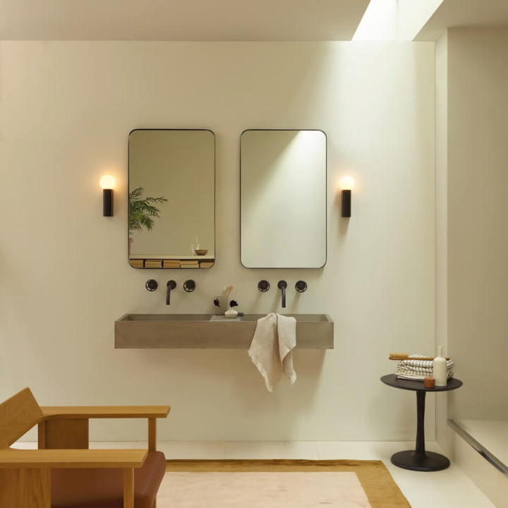 ASTRO Ortona Single 1459005 Globe Wall Light IP44 black