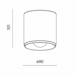 AQFORM QRLED next hermetic surface-mounted 47063 ceiling lamp LED IP44