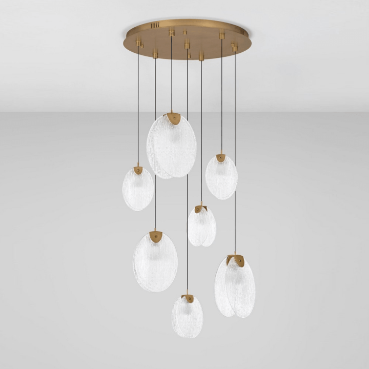 LUCES CONSUEGRA LE46005 LED hanging lamp 22W 3000K gold cascade