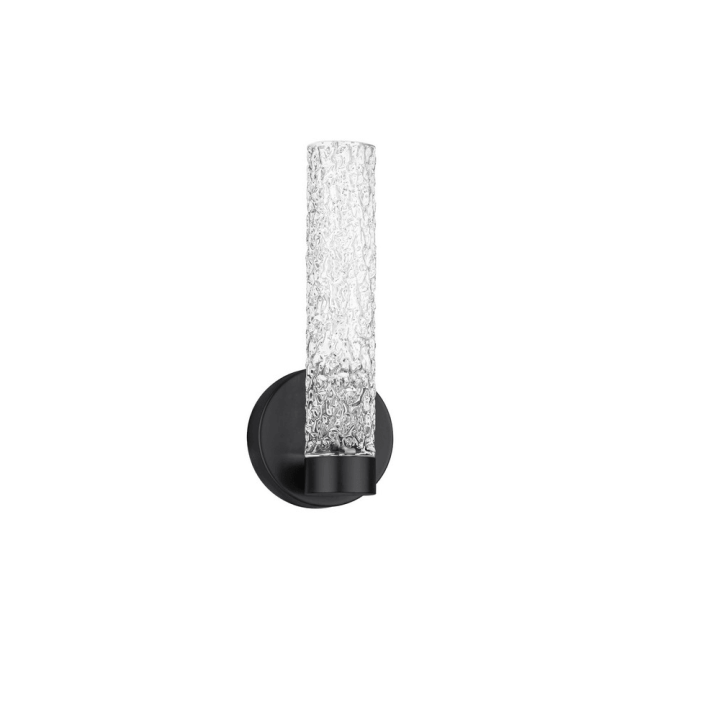 LUCES ALBAL LE45730 kinkiet LED czarny, szklany do eleganckich wnętrz