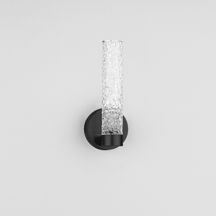 LUCES ALBAL LE45730 LED wall lamp, black, glass, for elegant interiors
