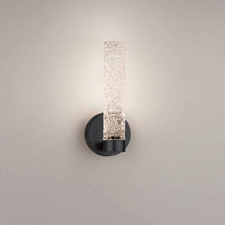 LUCES ALBAL LE45730 LED wall lamp, black, glass, for elegant interiors