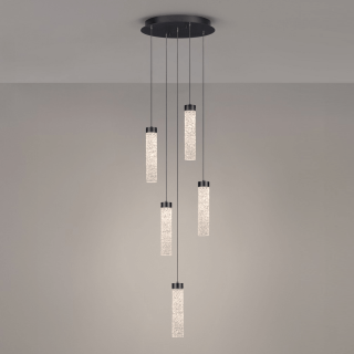 LUCES ALBAL LE45732 5-bulb LED pendant lamp with decorative glass