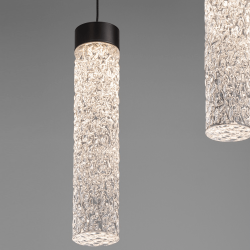 LUCES ALBAL LE45732 5-punktowa lampa wisząca LED z dekoracyjnym szkłem