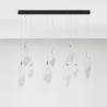 LUCES ROALES LE46141 LED pendant lamp 3000K with textured glass