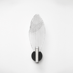 LUCES ROALES LE46142 kinkiet LED 3W designerski z fakturowanym szkłem