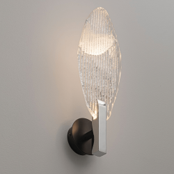 LUCES ROALES LE46142 3W LED designer wall lamp with textured glass