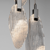 LUCES ROALES LE46144 hanging lamp – modern LED glass chandelier