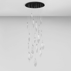 LUCES ROALES LE46146 szklana lampa wisząca LED idealna nad stół