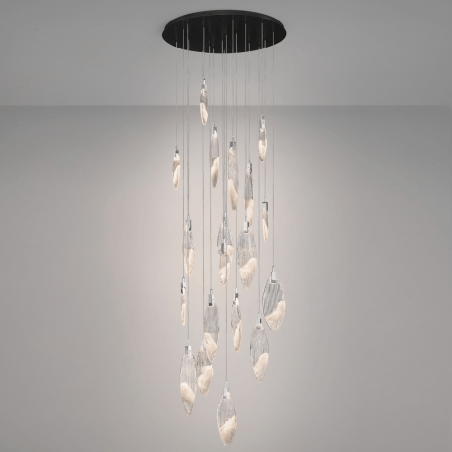 LUCES ROALES LE46146 szklana lampa wisząca LED idealna nad stół