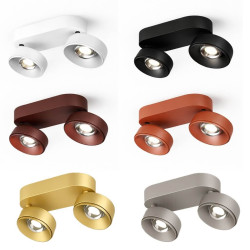 AQFORM QRLED next E x2 spot 16526 adjustable, double surface LED light