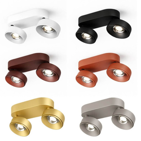 AQFORM QRLED next E x2 spot 16526 podwójny, regulowany reflektor LED