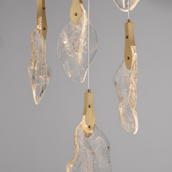 LUCES ADEJE LE45702 pendant lamp with 6 glass shades, stylish