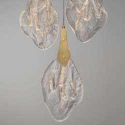 LUCES ADEJE LE45702 pendant lamp with 6 glass shades, stylish