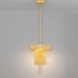 LUCES ARDALES LE45830/5 LED pendant lamp 3000K cascading black gold