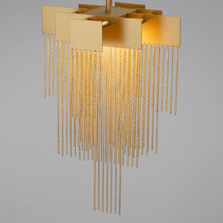 LUCES ARDALES LE45830/5 LED pendant lamp 3000K cascading black gold