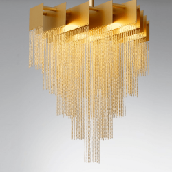 LUCES ARDALES LE45831/6 lampa wisząca LED 29W 3000K kaskada łańcuszków