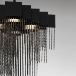 LUCES ARDALES LE45831/6 lampa wisząca LED 29W 3000K kaskada łańcuszków