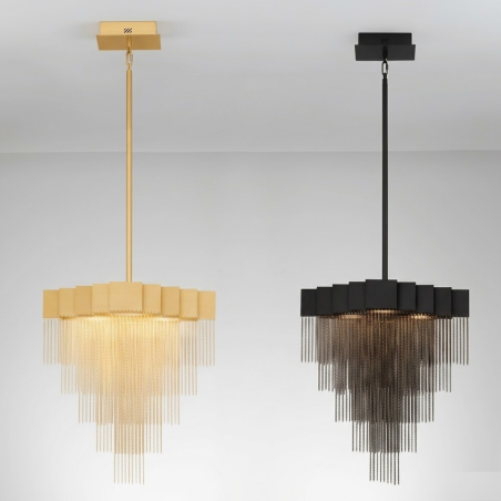 LUCES ARDALES LE45831/6 lampa wisząca LED 29W 3000K kaskada łańcuszków