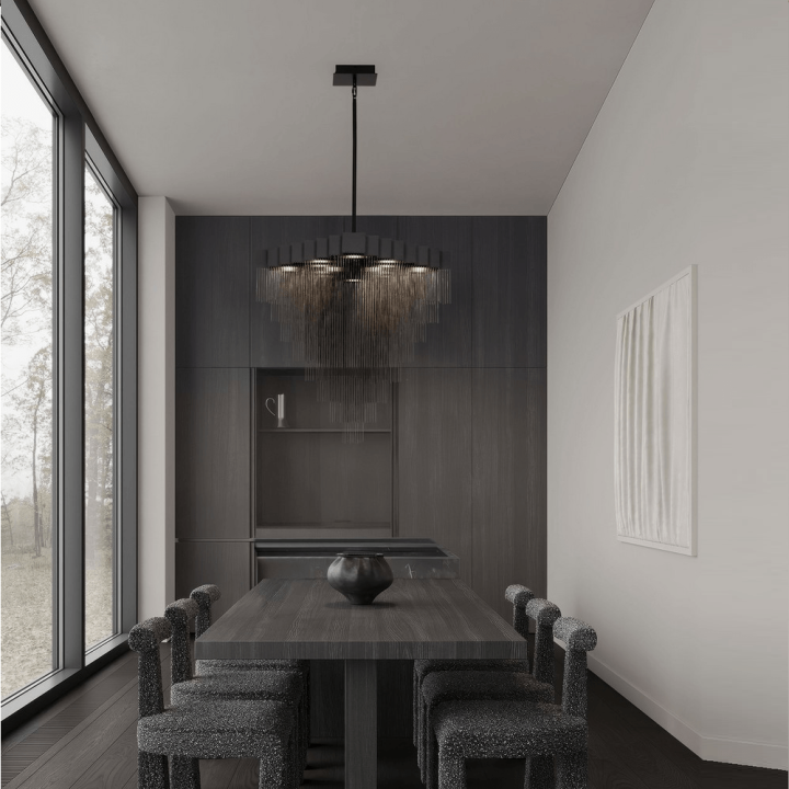 LUCES ARDALES LE45832/7 lampa wisząca LED 80W żyrandol kaskadowy