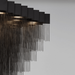 LUCES ARDALES LE45832/7 lampa wisząca LED 80W żyrandol kaskadowy