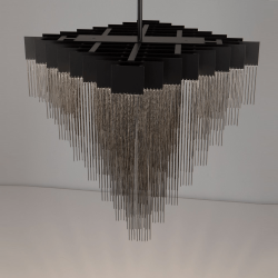 LUCES ARDALES LE45832/7 LED hanging lamp 80W cascade chandelier