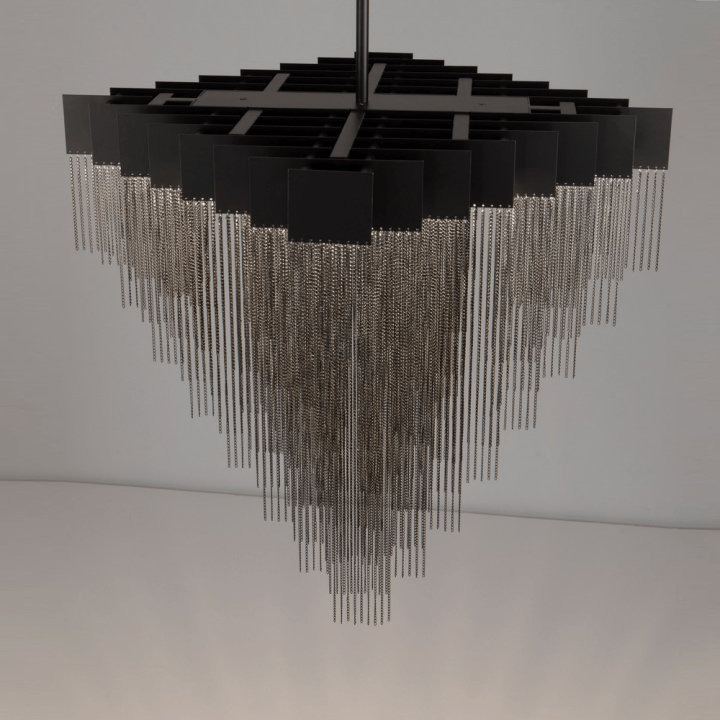LUCES ARDALES LE45832/7 lampa wisząca LED 80W żyrandol kaskadowy