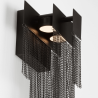 LUCES ARDALES LE45834/9 LED wall lamp 9W, 3000K gold, black chains