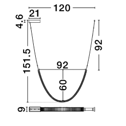 LUCES CAMBRIL LE45967 lampa wisząca złoto, kryształ nowoczesna premium