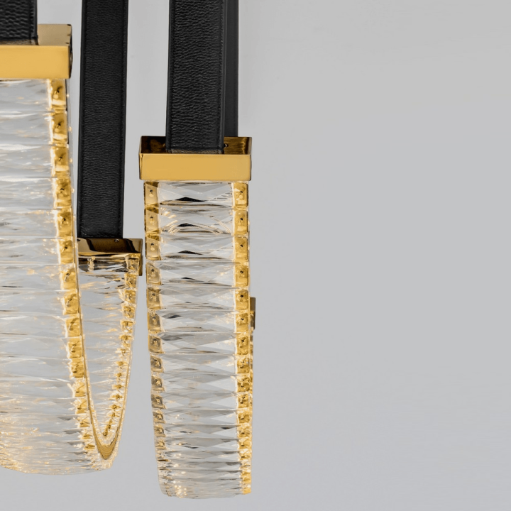 LUCES CAMBRIL LE45970 pendant lamp gold, crystal LED 3000K