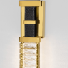 LUCES CAMBRIL LE45971 LED wall lamp 3000K gold, crystal with leather