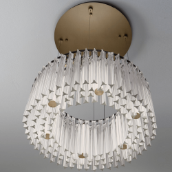 LUCES ONIL LE46128 lampa wisząca LED 49W 3000K – luksusowy design