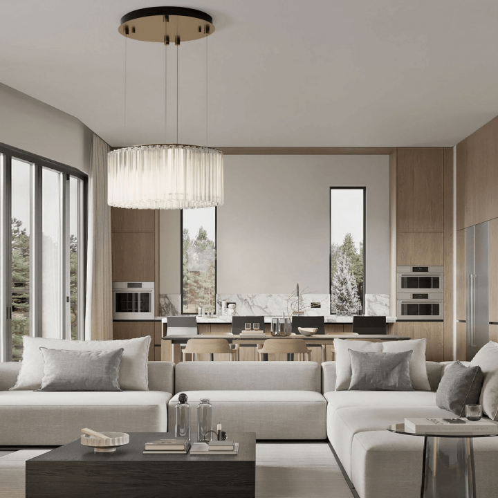 LUCES ONIL LE46128 LED pendant lamp 49W 3000K &ndash; luxurious design