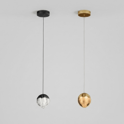 LUCES ALCUDIA LE4575/4 lampa wisząca LED 3000K szkło i aluminium