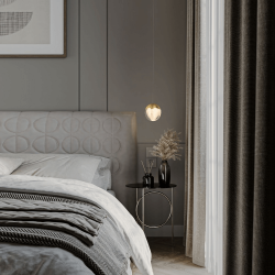 LUCES ALCUDIA LE4575/4 lampa wisząca LED 3000K szkło i aluminium