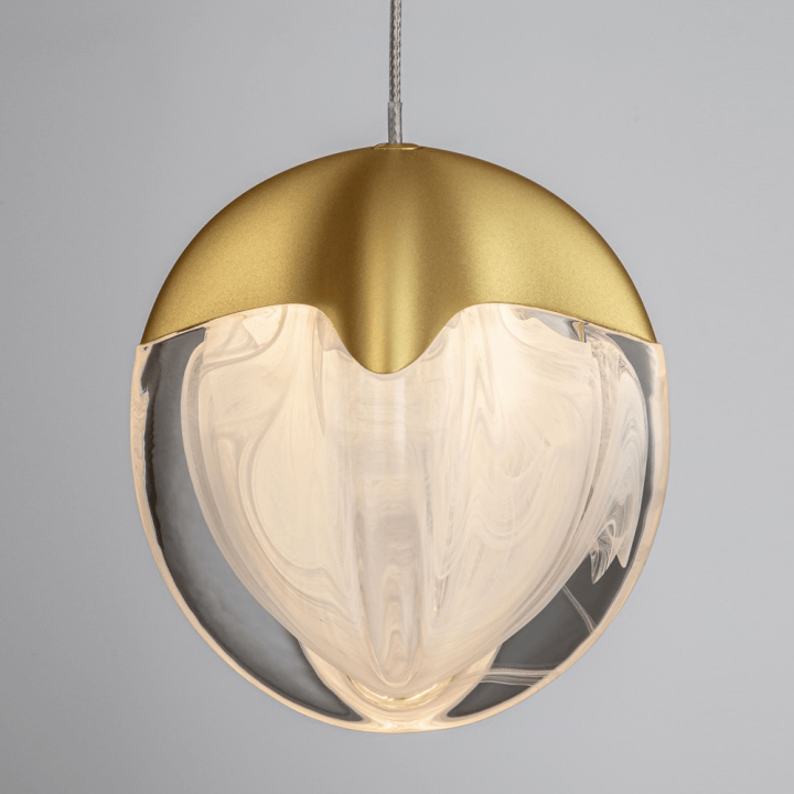 LUCES ALCUDIA LE4575/4 lampa wisząca LED 3000K szkło i aluminium