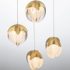 LUCES ALCUDIA LE4575/6 LED pendant lamp 25W – elegant, gold/black