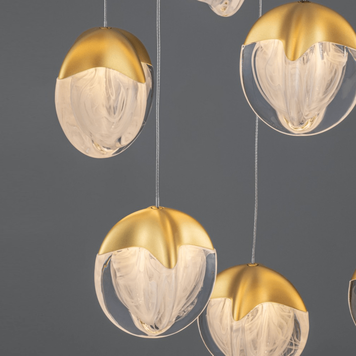 LUCES ALCUDIA LE45759/61 lampa wisząca wodospad światła LED 60W, 3000K